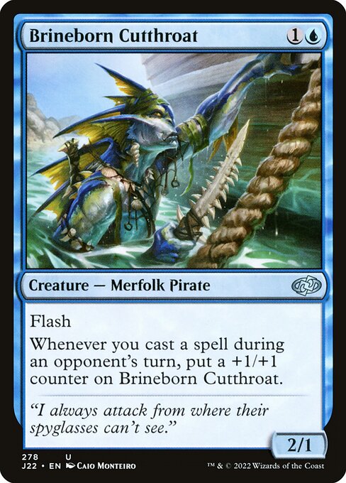 Brineborn Cutthroat - Jumpstart 2022 Uncommon Card