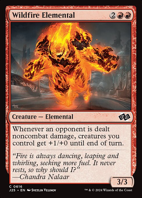 Wildfire Elemental - Foundations Jumpstart Common Card