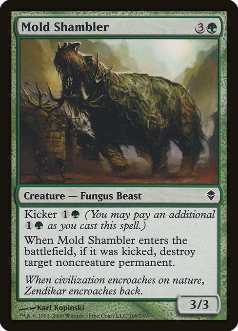 Mold Shambler - Zendikar Common Card