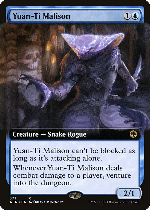 Yuan-Ti Malison - Adventures in the Forgotten Realms Rare Card