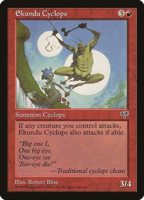 Ekundu Cyclops - Mirage Common Card