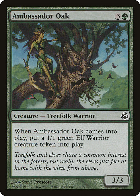Ambassador Oak - Morningtide Common Card
