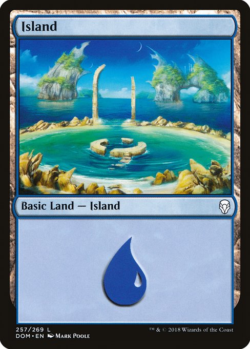 Island - Dominaria Common Card