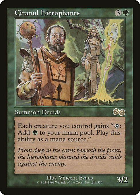 Citanul Hierophants - Urza's Saga Rare Card