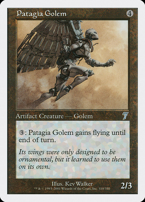 Patagia Golem - Seventh Edition Uncommon Card