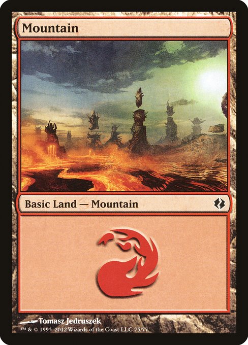 Mountain - Duel Decks: Venser vs. Koth Common Card