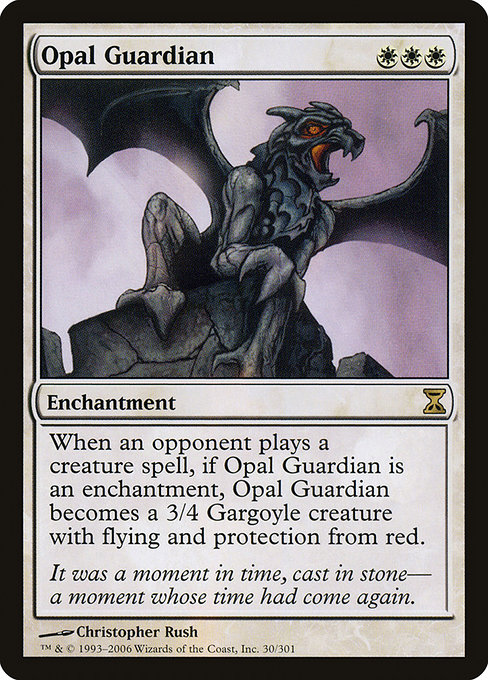 Opal Guardian - Time Spiral Rare Card