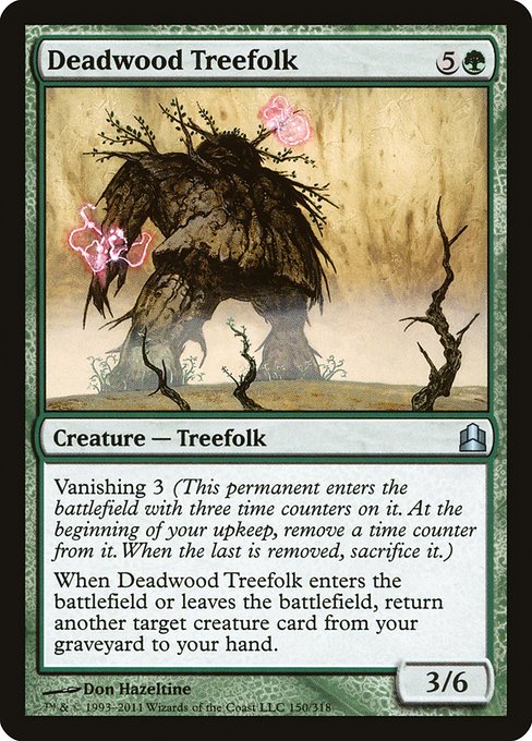 Deadwood Treefolk - Commander 2011 Uncommon Card