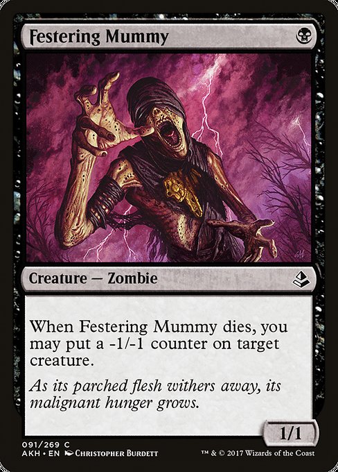 Festering Mummy - Amonkhet Common Card