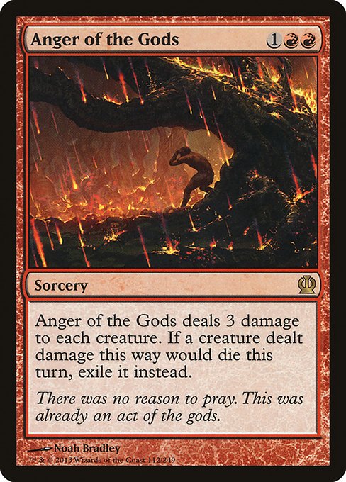 Anger of the Gods - Theros Rare Card