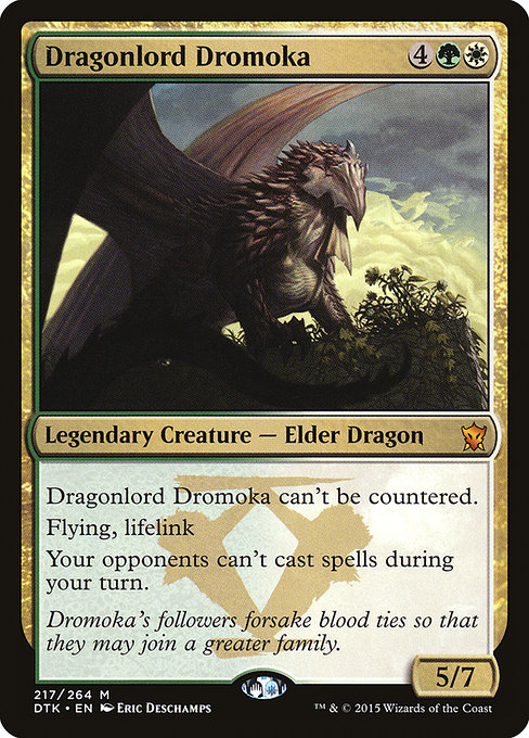 Dragonlord Dromoka - Dragons of Tarkir Mythic Card