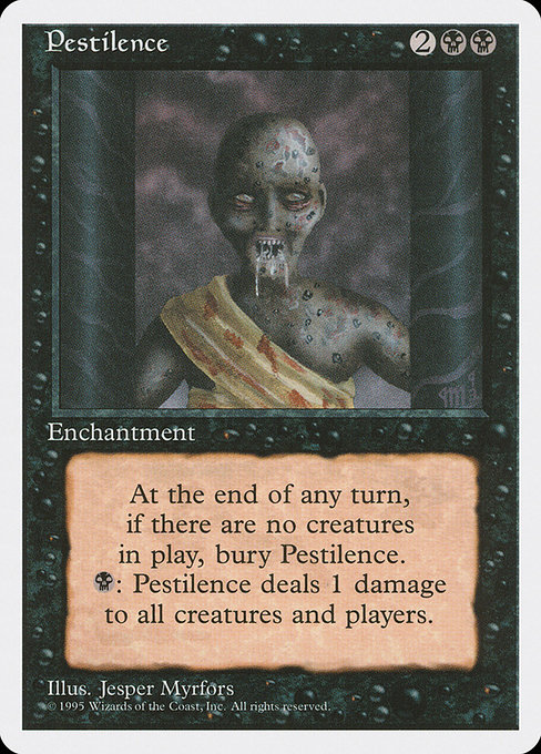 Pestilence - Fourth Edition Common Card