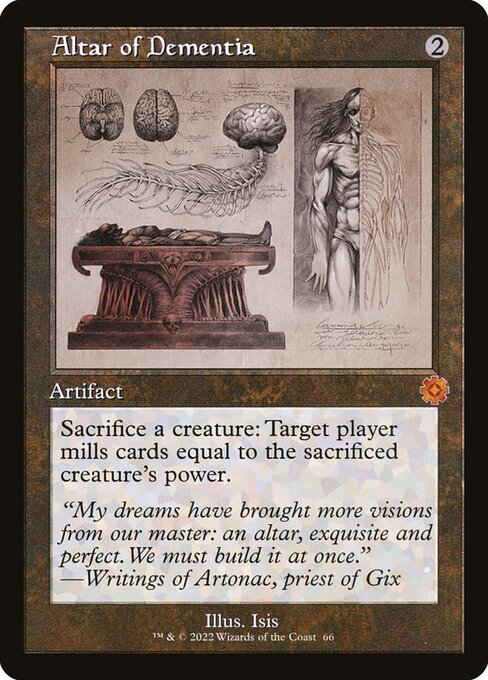Altar of Dementia - The Brothers' War Retro Artifacts Mythic Card