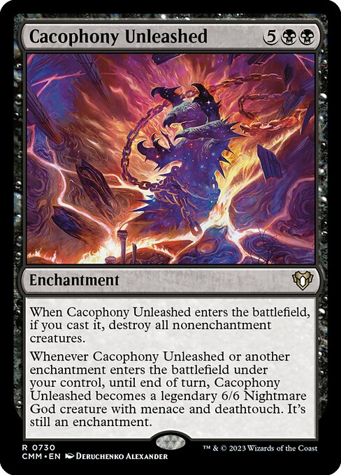 Cacophony Unleashed - Commander Masters Rare Card