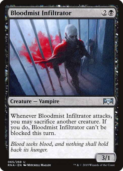 Bloodmist Infiltrator - Ravnica Allegiance Uncommon Card