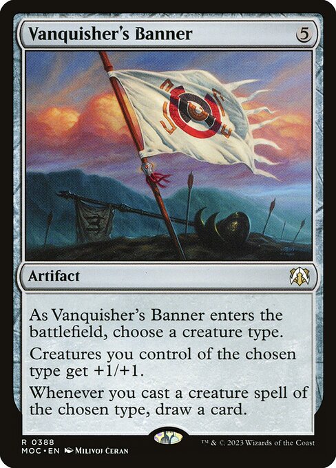 Vanquisher's Banner - March of the Machine Commander Rare Card
