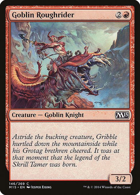 Goblin Roughrider - Magic 2015 Common Card