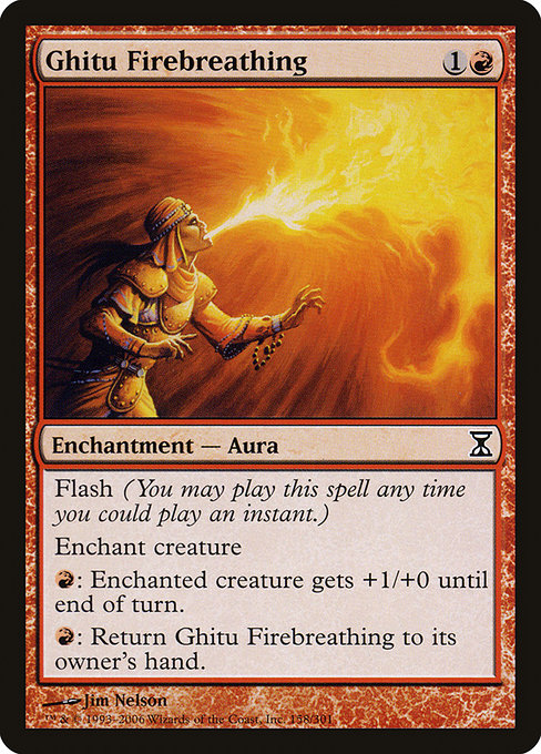 Ghitu Firebreathing - Time Spiral Common Card