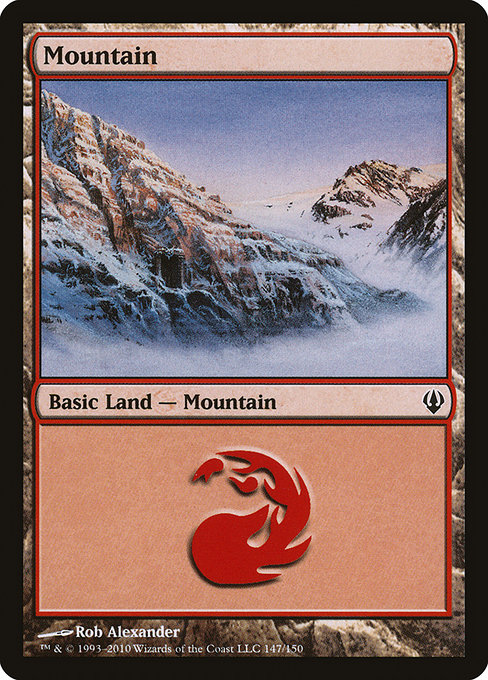 Mountain - Archenemy Common Card