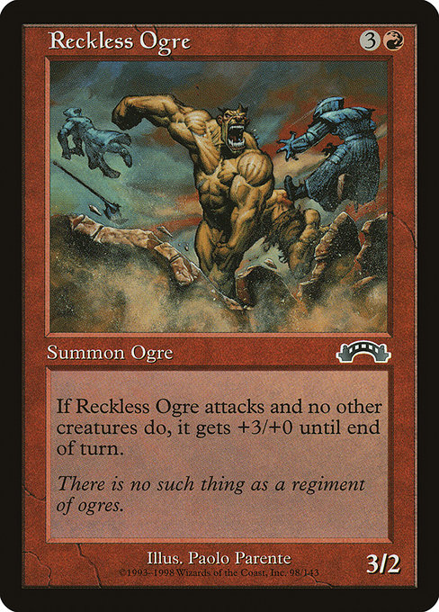 Reckless Ogre - Exodus Common Card