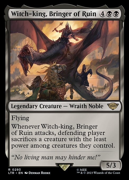 Witch-king, Bringer of Ruin - The Lord of the Rings: Tales of Middle-earth Rare Card