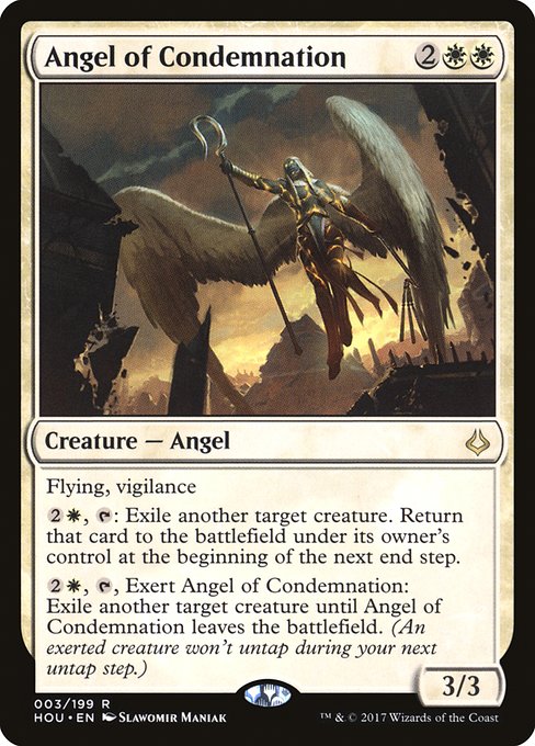 Angel of Condemnation - Hour of Devastation Rare Card
