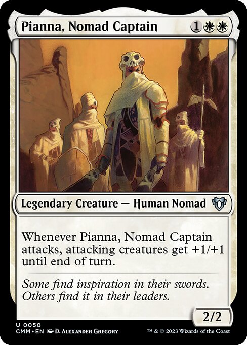 Pianna, Nomad Captain - Commander Masters Uncommon Card