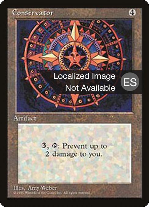 Conservator - Fourth Edition Foreign Black Border Uncommon Card