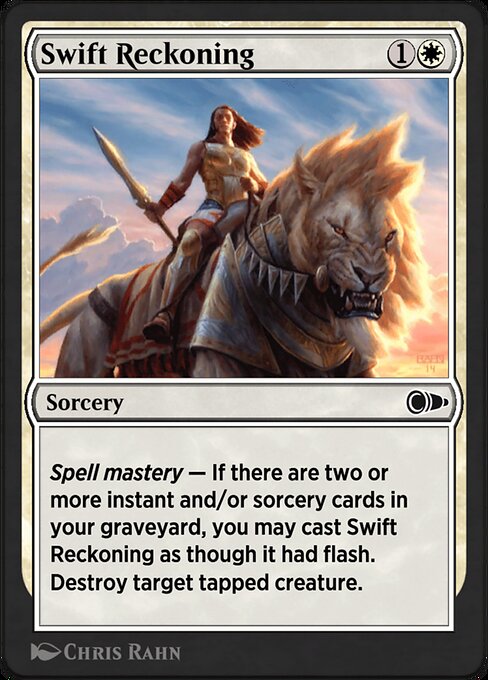 Swift Reckoning - Pioneer Masters Common Card