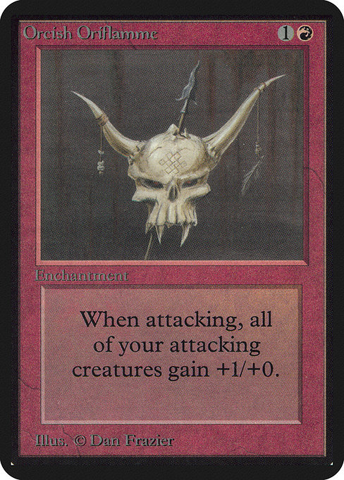 Orcish Oriflamme - Limited Edition Alpha Uncommon Card