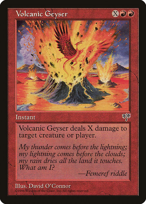 Volcanic Geyser - Mirage Uncommon Card