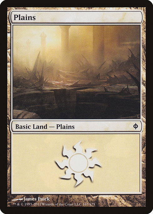 Plains - New Phyrexia Common Card