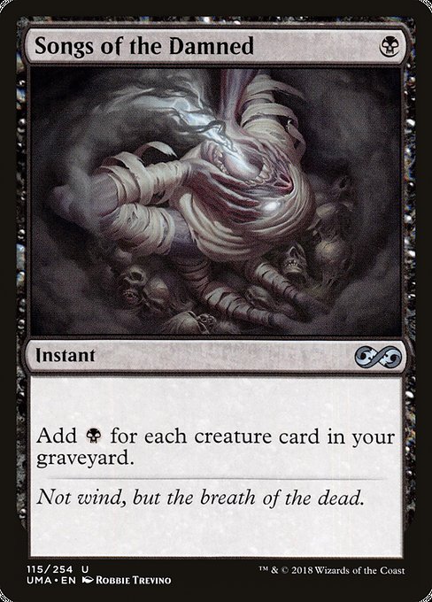 Songs of the Damned - Ultimate Masters Uncommon Card