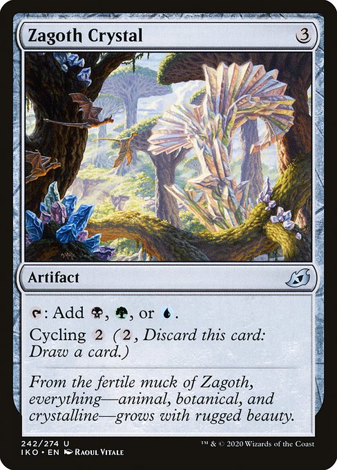 Zagoth Crystal - Ikoria: Lair of Behemoths Uncommon Card