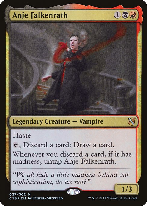 Anje Falkenrath - Commander 2019 Mythic Card