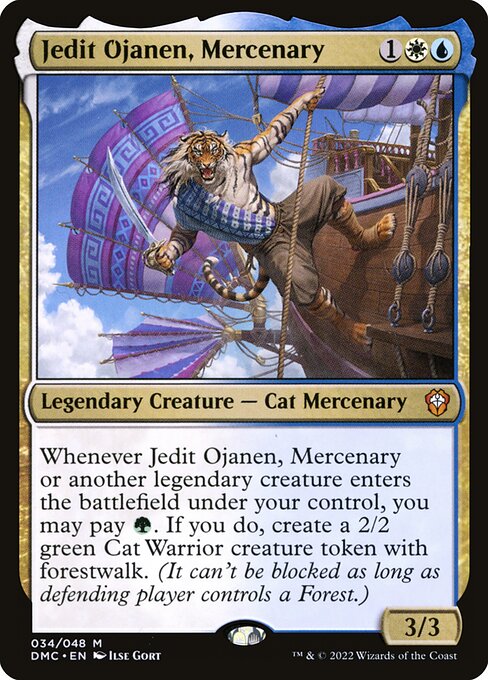 Jedit Ojanen, Mercenary - Dominaria United Commander Mythic Card
