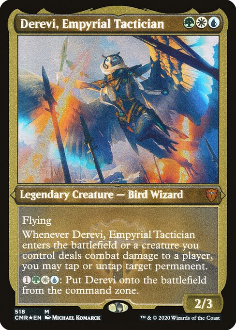 Derevi, Empyrial Tactician - Commander Legends Mythic Card
