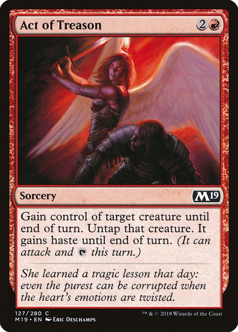 Act of Treason - Core Set 2019 Common Card