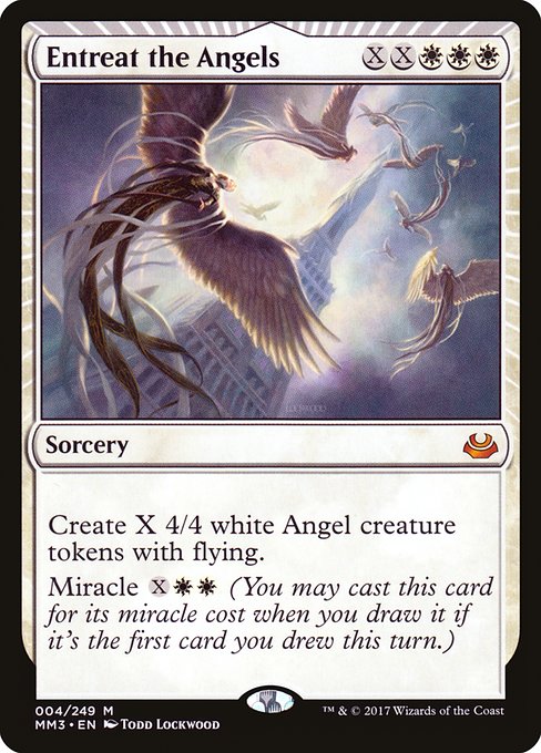 Entreat the Angels - Modern Masters 2017 Mythic Card