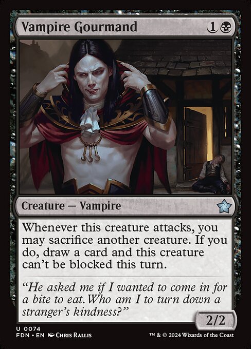 Vampire Gourmand - Foundations Uncommon Card