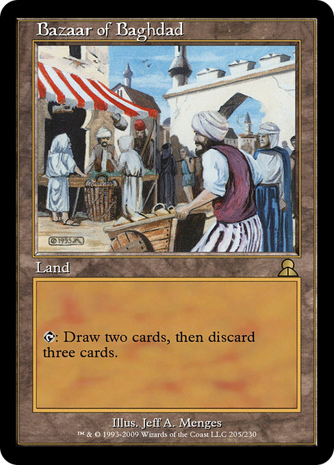 Bazaar of Baghdad - Masters Edition III Rare Card