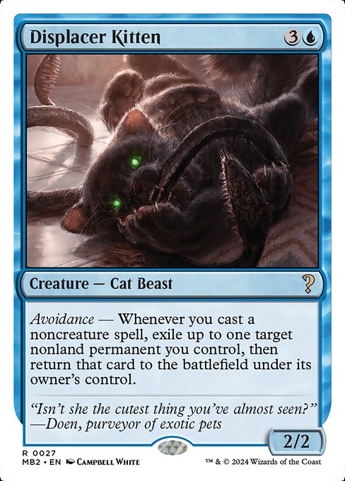 Displacer Kitten - Mystery Booster 2 Rare Card