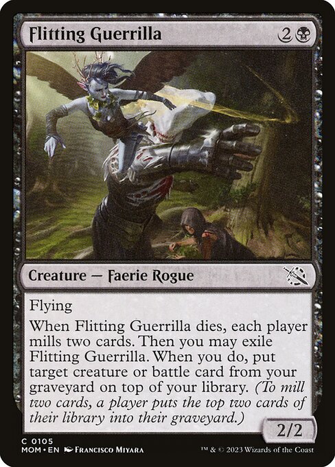 Flitting Guerrilla - March of the Machine Common Card