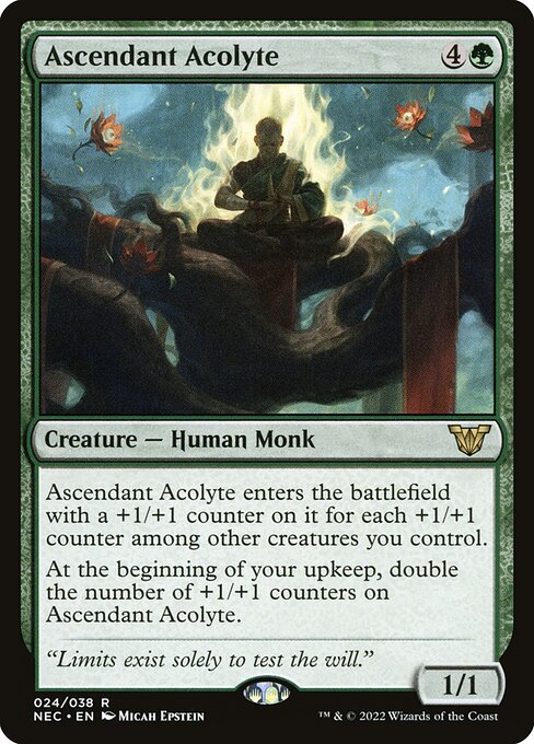 Ascendant Acolyte - Neon Dynasty Commander Rare Card