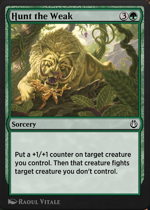Hunt the Weak - Kaladesh Remastered Common Card