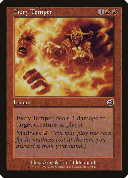 Fiery Temper - Torment Common Card