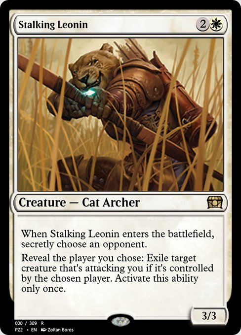 Stalking Leonin - Treasure Chest Rare Card
