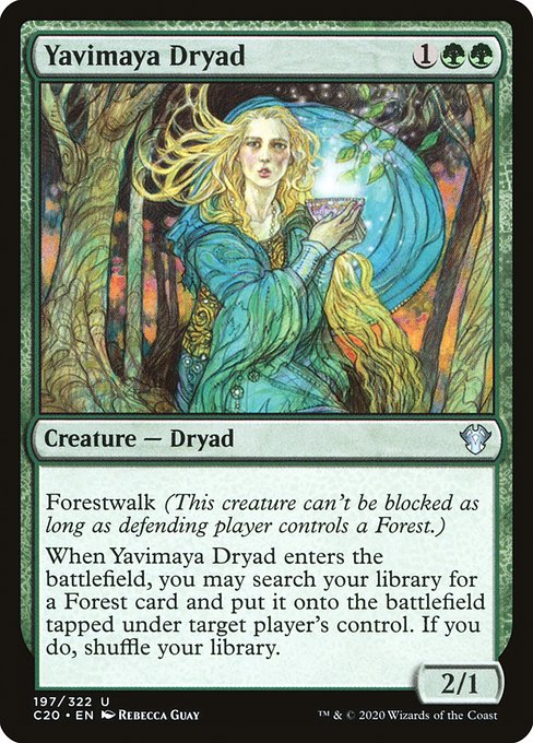 Yavimaya Dryad - Commander 2020 Uncommon Card
