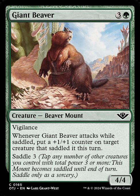 Giant Beaver - Outlaws of Thunder Junction Common Card