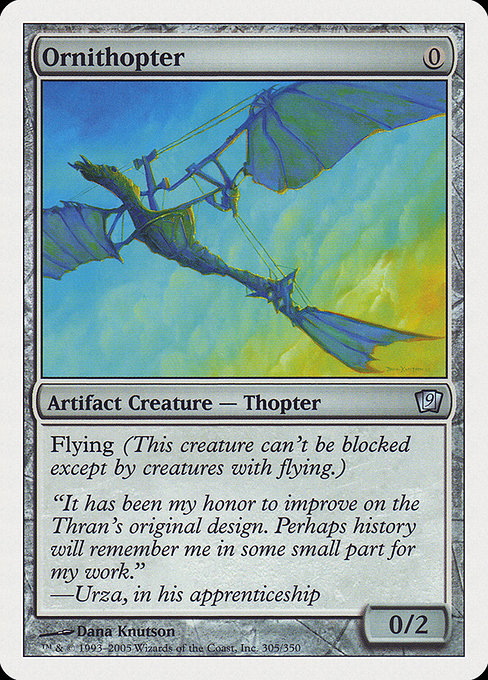 Ornithopter - Ninth Edition Uncommon Card